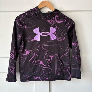 Under Armour • Girls Black and Purple Hoodie • Size M